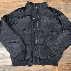 Blacked bomber jacket